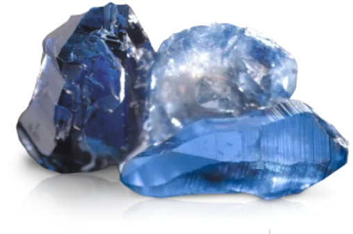 Gem Crystals in a laboratory