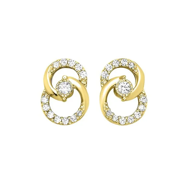 Diamond Infinity Studs