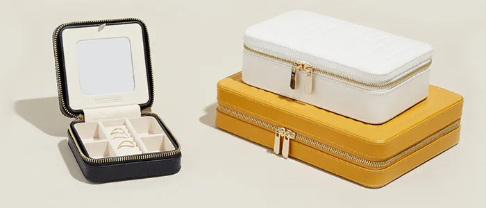 Luxury WOLF jewelry boxes and travel cases featured at HELMUT the Jeweler
