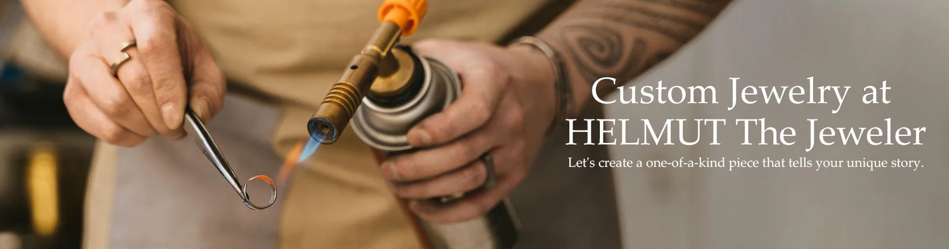 Custom Jewelry Service at HELMUT the Jeweler