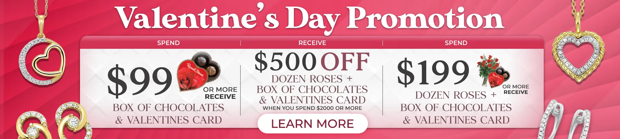Valentines Day Promotion at Helmut The Jeweler